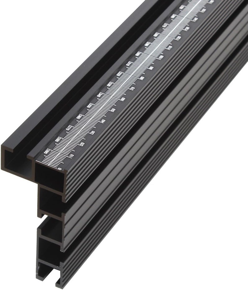 JCFANTS Store 75 سياج منشار الطاولة لملحقات النجارة، سياج منشار مائل بتصميم T-Track مع قياس ليزر - يناسب مناشير الطاولة المحمولة، مناشير الشريط ومناشير الخزائن (سياج فقط) - Image 1